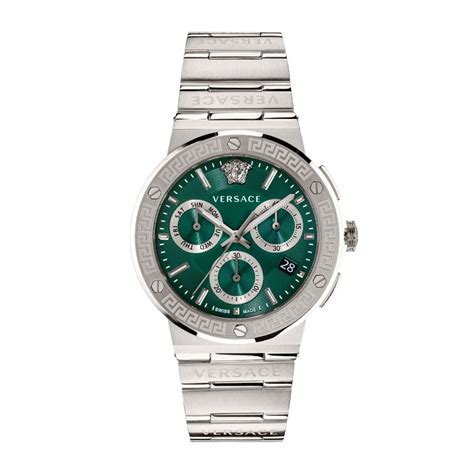 versace watch green face